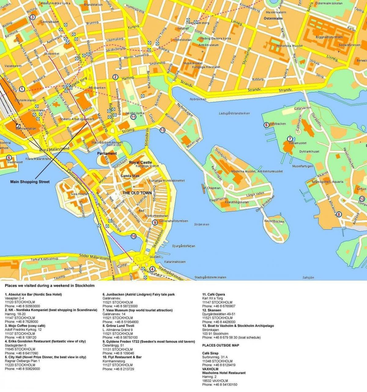 kartta Stockholm cruise terminal
