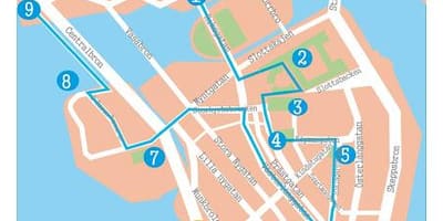 Tukholman gamla stan kartta