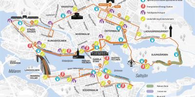 Kartta Tukholman maraton